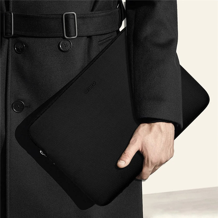 WIWU Zero Sleeve 16-inch Laptop Bag Soft Lining Portable Notebook Carrying Pouch - Black - 5