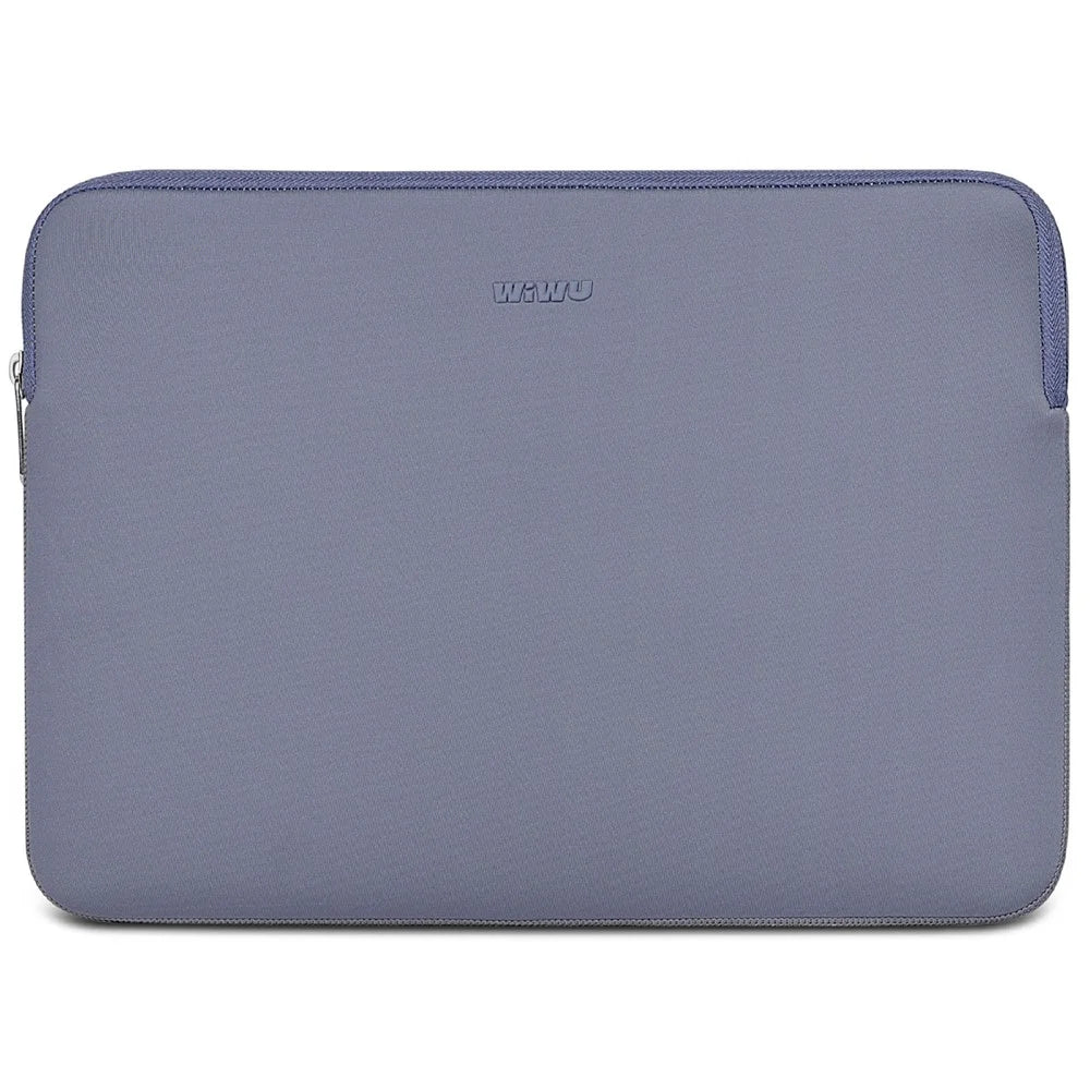 WIWU 14 inch Laptop Sleeve Ultra-Slim Nylon Lycra Notebook Computer Bag Case - Purple - 1