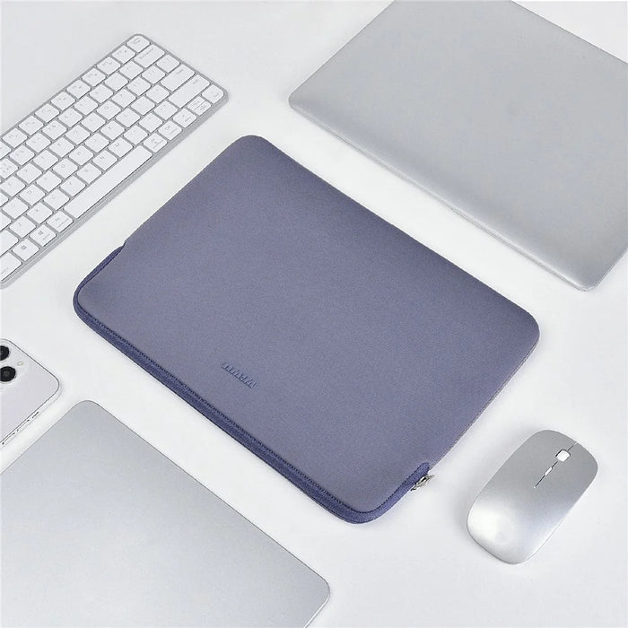 WIWU 14 inch Laptop Sleeve Ultra-Slim Nylon Lycra Notebook Computer Bag Case - Purple - 7