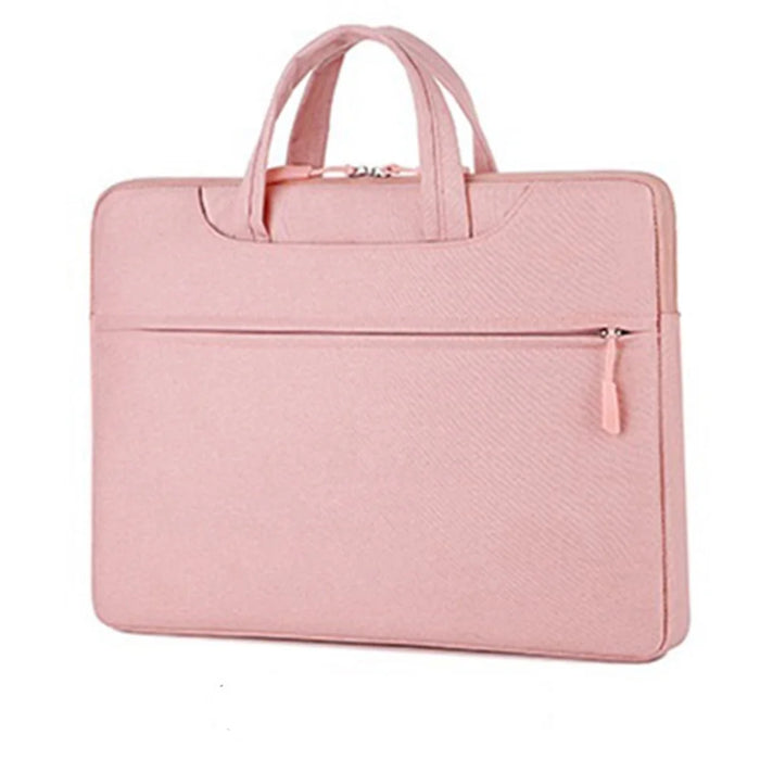 Universal Laptop Handbag Shoulder Bag Notebook Carrying Case Briefcase for 13-14 inch Laptop (Inner Size: 36x27cm) - Pink - 2