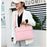 Universal Laptop Handbag Shoulder Bag Notebook Carrying Case Briefcase for 13-14 inch Laptop (Inner Size: 36x27cm) - Pink - 6