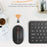 XIAOMI YOUPIN MIIIW MW24PB03 2.4G Wireless Keyboard Mouse Set Computer Mute Keyboard + Mouse, 3rd gen - White - 2