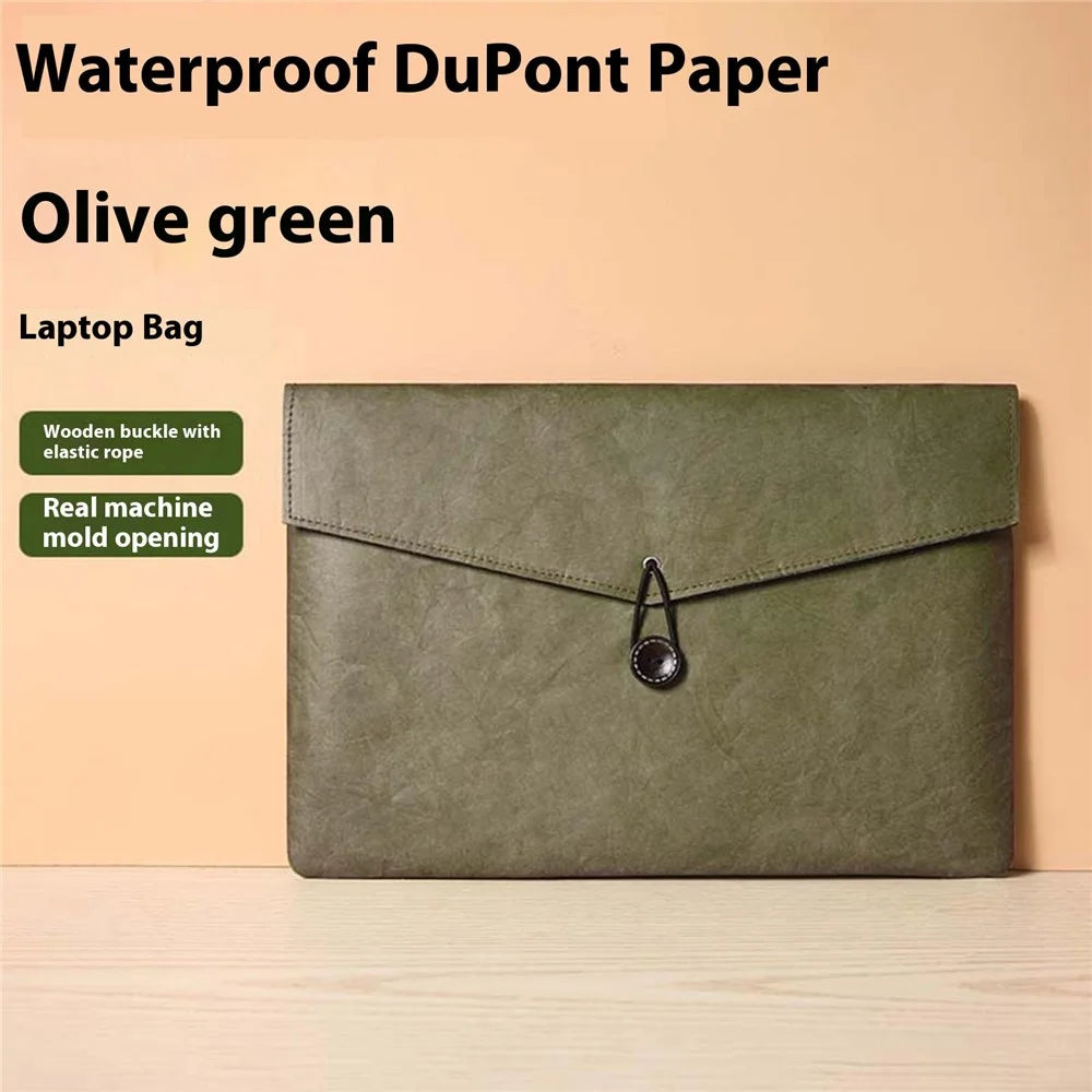 Waterproof Dupont Paper Carrying Case for 15 / 16-inch Laptops Lightweight Protective Sleeve Bag - 2