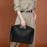Business Style Waterproof Portable PU Leather Handbag with Carrying Case for 13.3 / 14-inch Laptop - Brown - 6