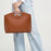 Business Style Waterproof Portable PU Leather Handbag for 13.3 / 14-inch Laptop Sleeve Bag - Black - 4