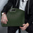 Business Style Waterproof Portable PU Leather Handbag for 13.3 / 14-inch Laptop Sleeve Bag - Black - 5