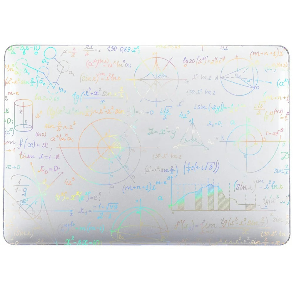 For MacBook Air 13 inch (2026) A3449 / (2025) A3240 / (2024) A3113 / (2022) A2681 Case Cold Stamping Laptops PC Hard Shell - LT-02 Clear - 1
