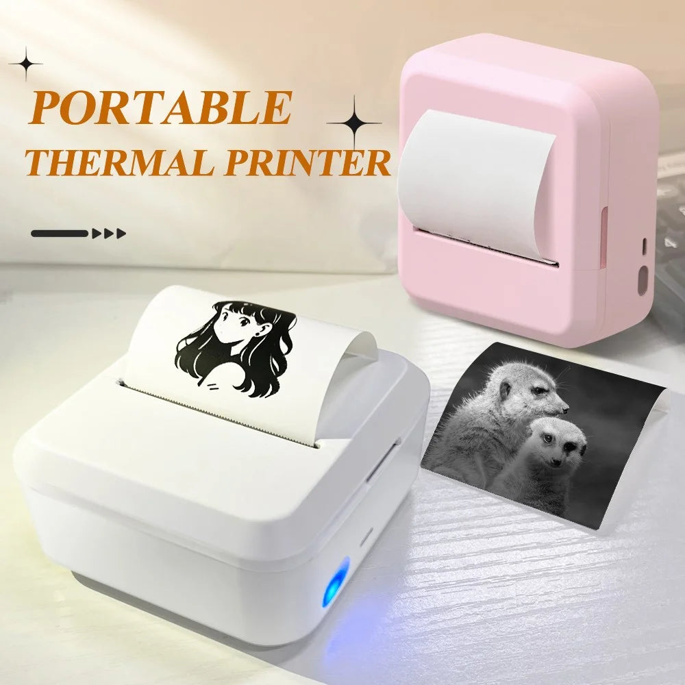 MARKLIFE S2 Bluetooth-compatible Thermal Label Printer Ink-Less Label Maker Machine for Small Business Home Office - White - 2