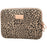 LISEN Carrying Case for 13-Inch Laptops Storage Bag with Stylish Retro Leopard Pattern 34.5 x 24 x 1.5cm - Brown - 1
