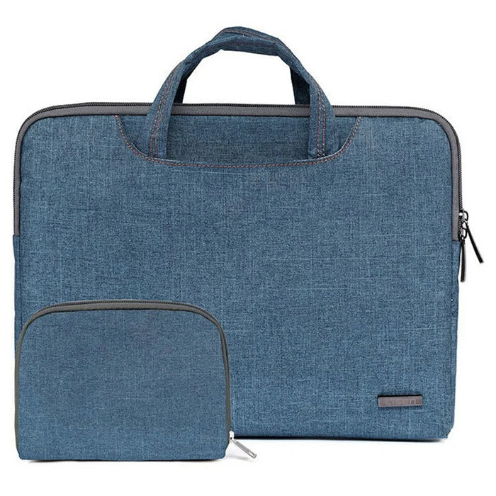 LISEN Business Style Carrying Case for 15.6-Inch Laptops Portable Storage Bag with Mini Bag - Dark Blue - 1