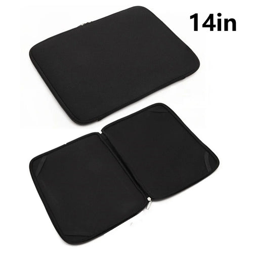 A03 14 inch Laptop Sleeve Bag Neoprene Notebook Carrying Bag Tablet Briefcase - Black - 1
