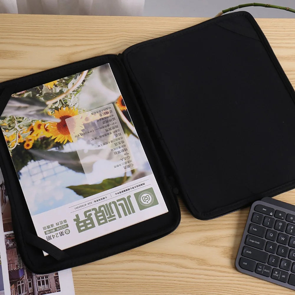 A03 14 inch Laptop Sleeve Bag Neoprene Notebook Carrying Bag Tablet Briefcase - Black - 7