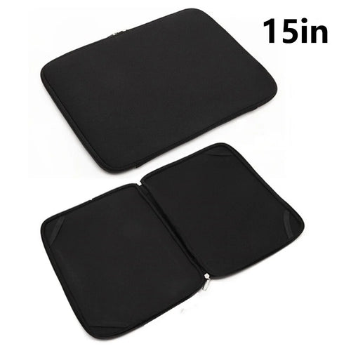 A03 15 inch Laptop Sleeve Bag Neoprene Notebook Carrying Bag Tablet Briefcase - Black - 1