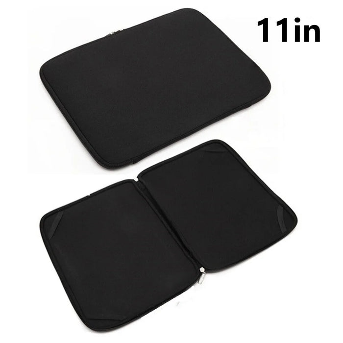 A03 11 inch Laptop Sleeve Bag Neoprene Notebook Carrying Bag with 4 Elastic Bands Tablet Briefcase - 1