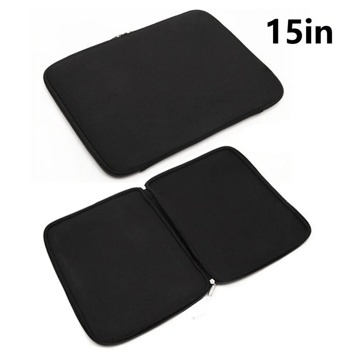 A03 15 inch Laptop Sleeve Bag Neoprene Notebook Carrying Bag without Elastic Bands Tablet Briefcase - 1