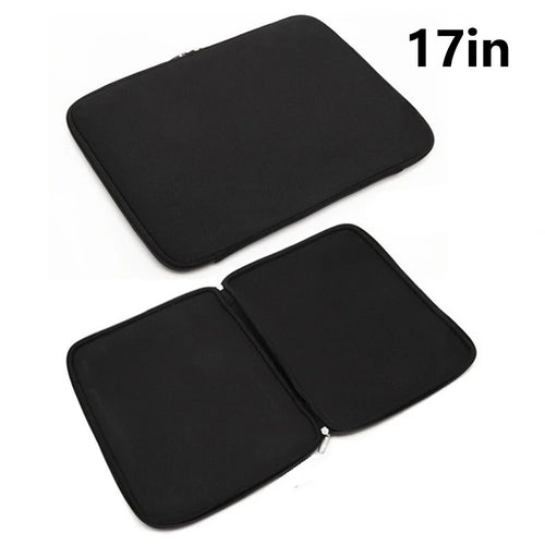 A03 17 inch Laptop Sleeve Bag Neoprene Notebook Carrying Bag without Elastic Bands Tablet Briefcase - 1