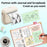 X6 Portable Mini Handheld Label Printer Thermal Printing Bluetooth-Compatible Label Maker - Purple - 6