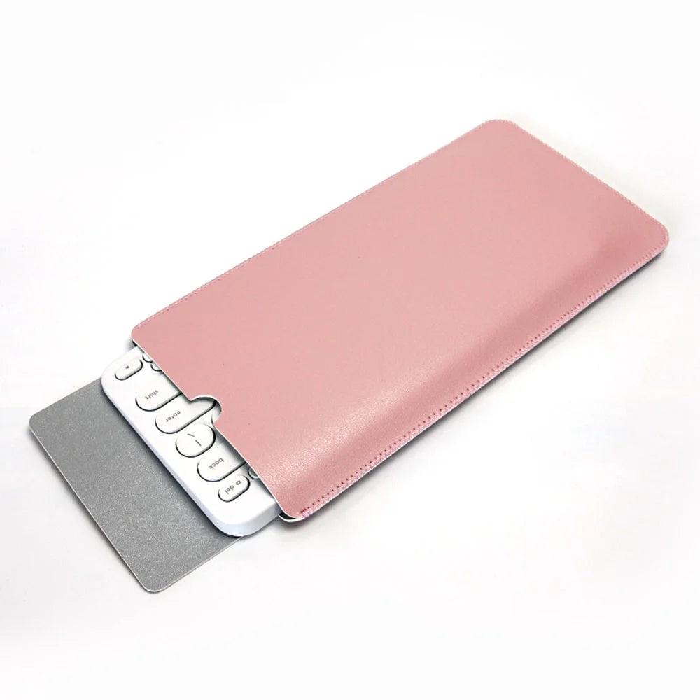 For Logitech K380 Protective Cover Bluetooth-compatible Keyboard Portable Carrying Case - Pink / Silver - 1