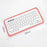 For Logitech K380 Protective Cover Bluetooth-compatible Keyboard Portable Carrying Case - Pink / Silver - 4