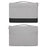 For 15.6 inch Laptop Carrying Case Polyester Splash-Proof Anti-Shock Portable Sleeve Bag - Grey - 1