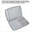 For 15.6 inch Laptop Carrying Case Polyester Splash-Proof Anti-Shock Portable Sleeve Bag - Grey - 2