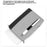 For 15.6 inch Laptop Carrying Case Polyester Splash-Proof Anti-Shock Portable Sleeve Bag - Grey - 4