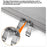 For 15.6 inch Laptop Carrying Case Polyester Splash-Proof Anti-Shock Portable Sleeve Bag - Grey - 6