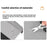 For 15.6 inch Laptop Carrying Case Polyester Splash-Proof Anti-Shock Portable Sleeve Bag - Grey - 7