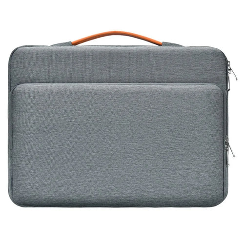 For 15.6 inch Laptop Carrying Case Oxford Cloth Wear Resistant Portable Sleeve Bag Business Style - Grey - 1