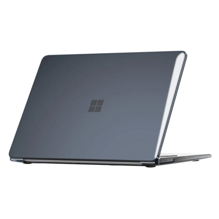 For Microsoft Surface Laptop 7 13.8-inch Crystal Case PC Ultra Thin Protective Cover - Black - 3