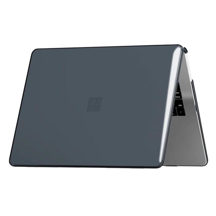 For Microsoft Surface Laptop 7 13.8-inch Crystal Case PC Ultra Thin Protective Cover - Black - 4
