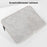 For 13-13.3 inch Laptop Bag PU Leather Inner Lining Scratch Resistant Water Repellent Protective Sleeve - Light Grey - 4