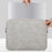 For 14-15.4 inch Laptop Bag PU Leather Inner Lining Scratch Resistant Water Repellent Protective Sleeve - Light Grey - 2