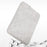 For 14-15.4 inch Laptop Bag PU Leather Inner Lining Scratch Resistant Water Repellent Protective Sleeve - Light Grey - 3