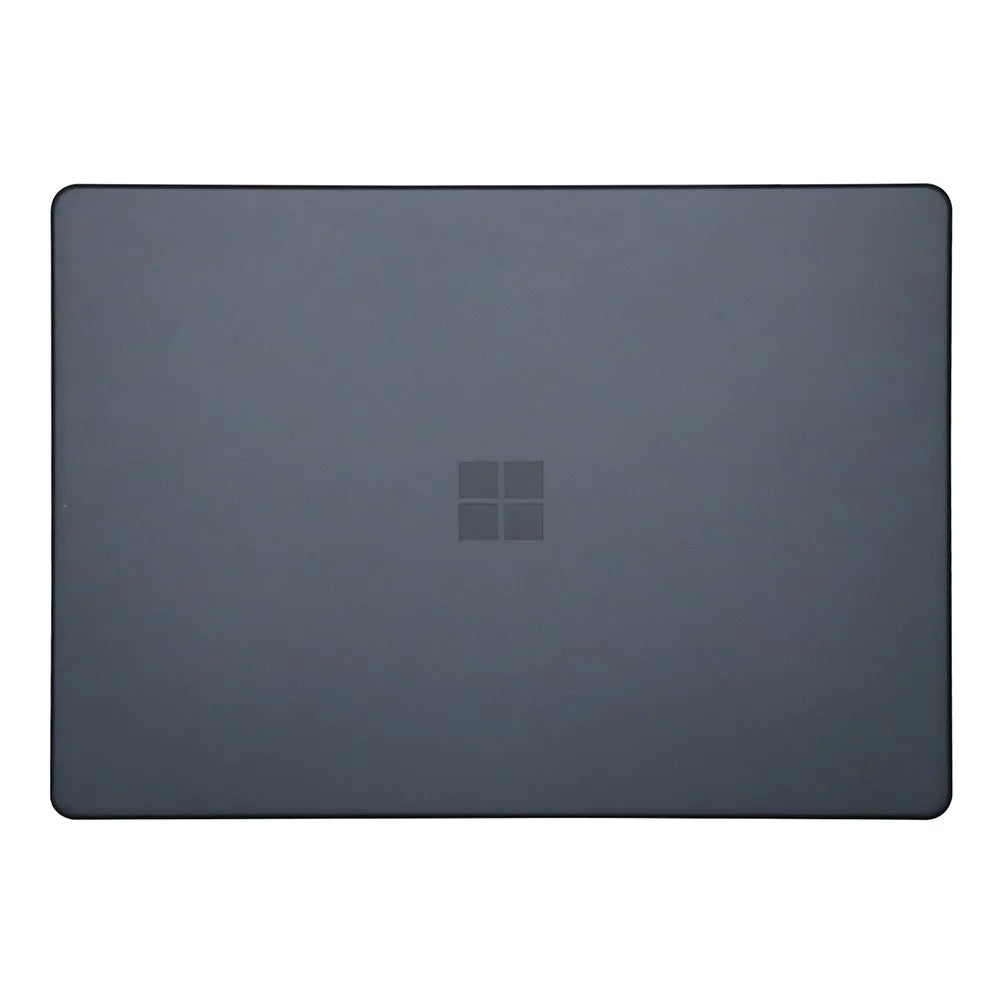 Matte Case For Microsoft Surface Laptop Go 3  /  2  /  1 12.4 inch (1943  /  2013) Hard PC Laptop Cover - Black - 2