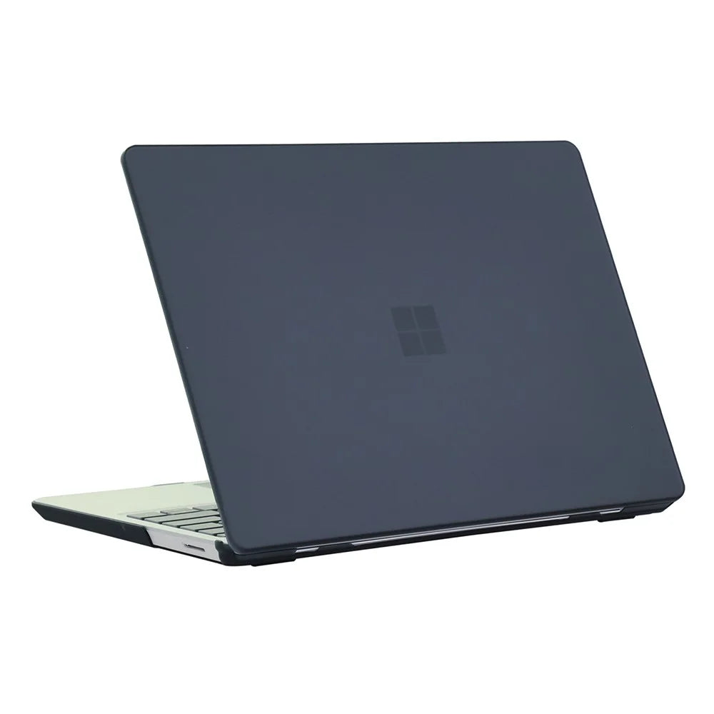 Matte Case For Microsoft Surface Laptop Go 3  /  2  /  1 12.4 inch (1943  /  2013) Hard PC Laptop Cover - Black - 3
