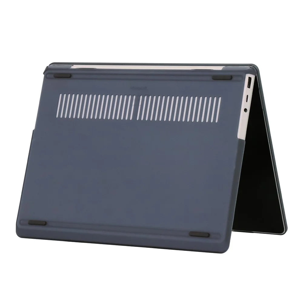 Matte Case For Microsoft Surface Laptop Go 3  /  2  /  1 12.4 inch (1943  /  2013) Hard PC Laptop Cover - Black - 5
