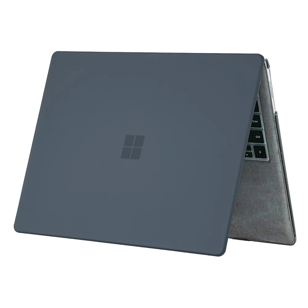 Matte Case For Microsoft Surface Laptop 5  /  4  /  3  /  2 13.5 (1769  /  1867  /  1958  /  1950) Hard PC Laptop Cover - Black - 4