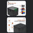 ZJ-5890A 58mm Bluetooth-compatible USB Thermal Receipt Printer Portable POS Printer for Restaurant Retail - Black - 6