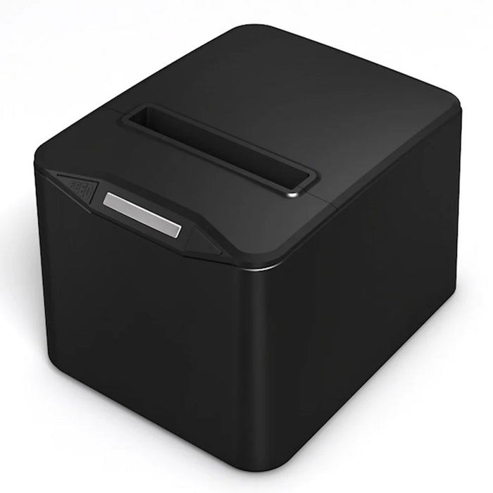 ZJ-8370 80mm Thermal Receipt Printer USB LAN Interface Restaurant Kitchen Printer with Auto Cutter - Black / US Plug - 2