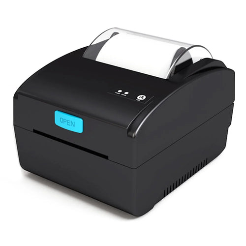 ZJ-8610 80mm Thermal Label Printer USB Bluetooth-compatible Inkless Printer for Retail Small Business - Black  /  US Plug - 1