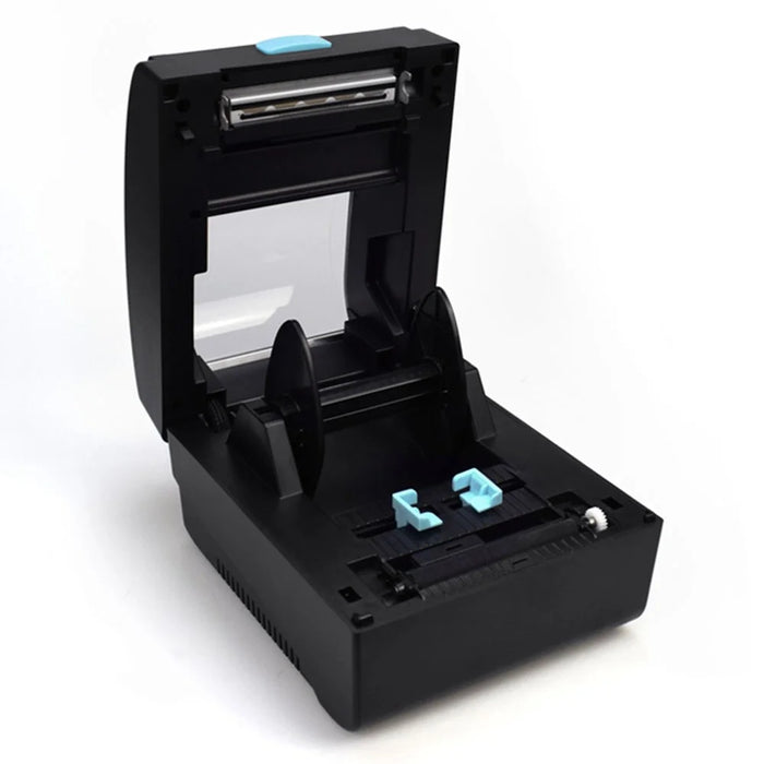 ZJ-8610 80mm Thermal Label Printer USB Bluetooth-compatible Inkless Printer for Retail Small Business - Black  /  US Plug - 2