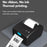 ZJ-8610 80mm Thermal Label Printer USB Bluetooth-compatible Inkless Printer for Retail Small Business - Black  /  US Plug - 5