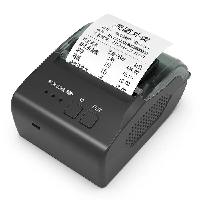 ZJ-5810 58mm Handheld Thermal Receipt Printer USB Bluetooth-compatible Portable Printer - 1