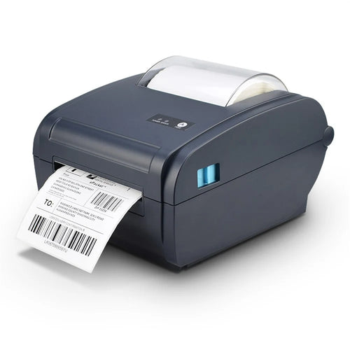 ZJ-9210 110mm Thermal Label Printer Shipping Labels USB Printer for E-Commerce Platforms - Black  /  US Plug - 1
