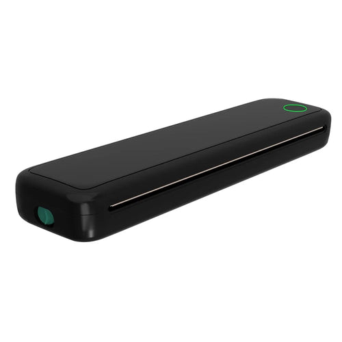M15 Portable A4 Printer Pocket Size 203 DPI Inkless Bluetooth-Compatible Thermal Printing Machine - Black - 1