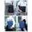 For 11-12 inch Laptop Bag Vertical Water Resistant Nylon Protective Case With Zipper Pocket 31 x 21 x 3CM - Black - 4