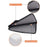 For 11-12 inch Laptop Bag Vertical Water Resistant Nylon Protective Case With Zipper Pocket 31 x 21 x 3CM - Black - 7