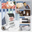 P10 203 DPI Portable Thermal Label Printer Mini Bluetooth-Compatible Sticker Maker for Smartphones - Black - 4