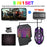 T-WOLF TF950 40 Keys One Hand Gaming Keyboard USB Wired Mouse Combo Set with Mobile Game Converter and Phone Holder - 2